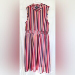 ModCloth fun colorful sleeveless dress.